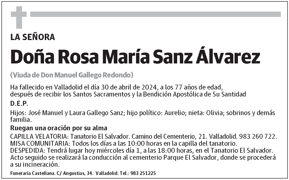 Rosa María Sanz Álvarez