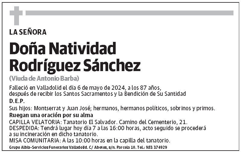 Natividad Rodríguez Sánchez