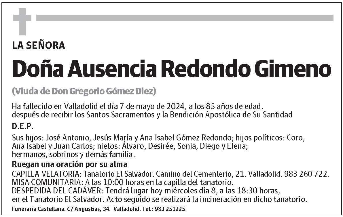 Ausencia Redondo Gimeno