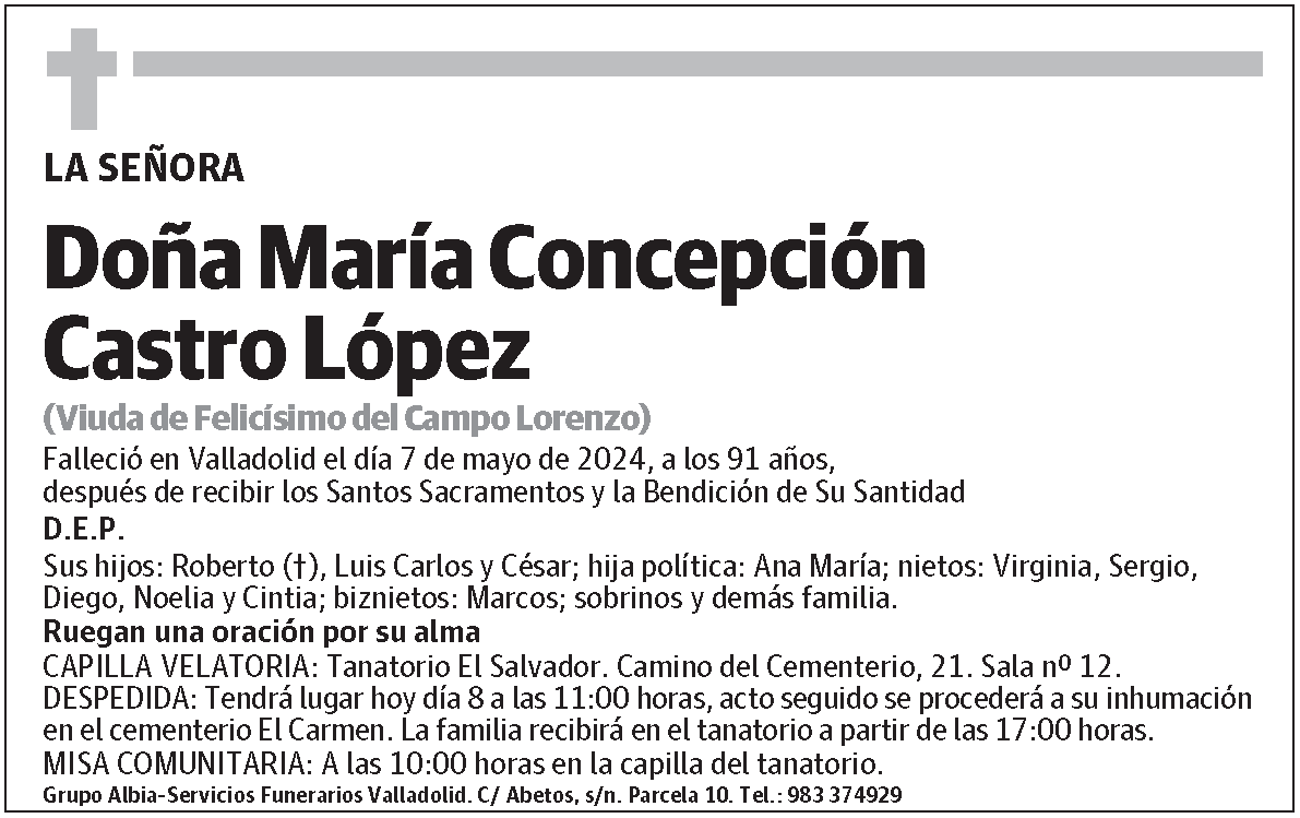 María Concepción Castro López