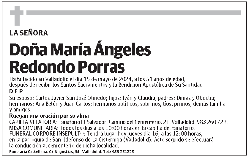 María Ángeles Redondo Porras