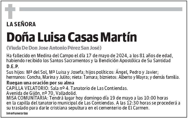 Luisa Casas Martín