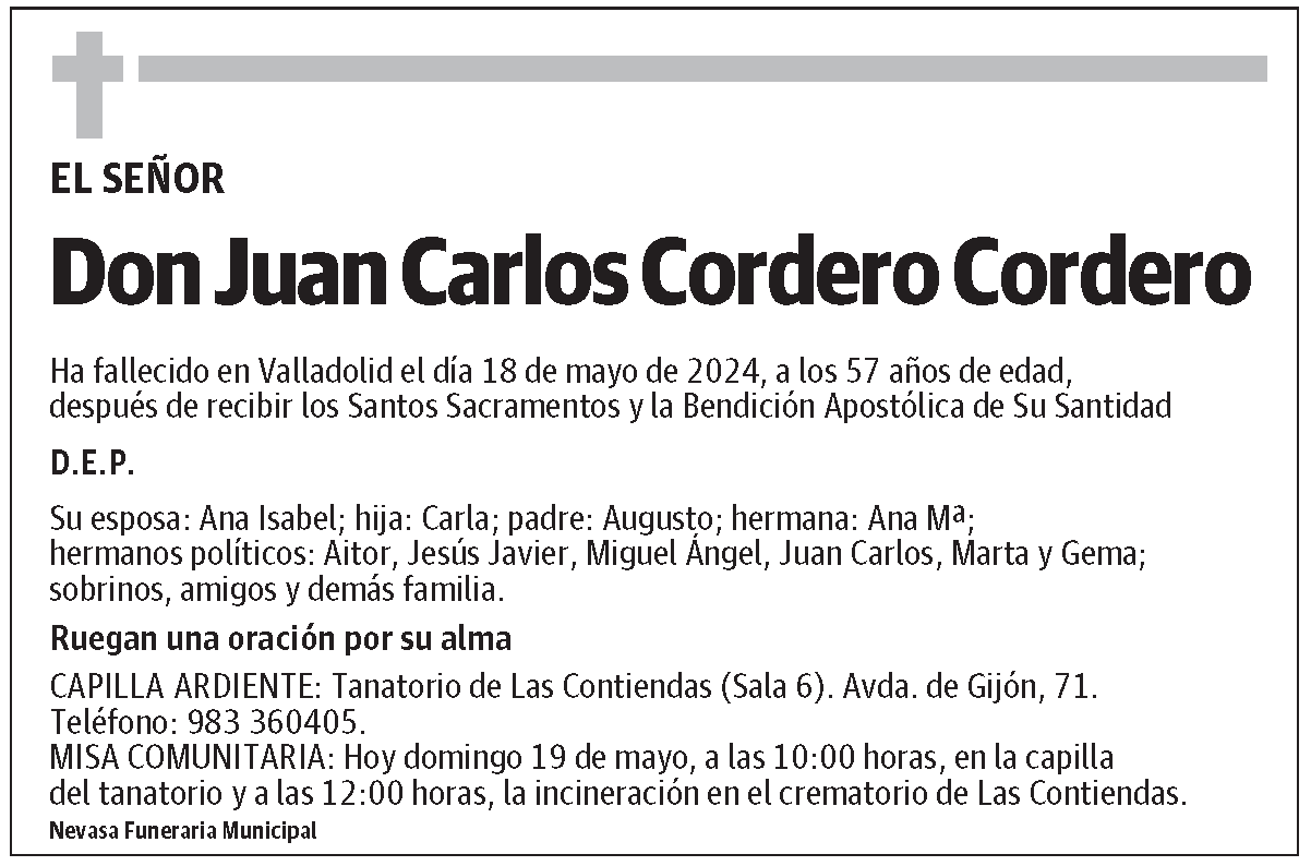 Juan Carlos Cordero Cordero