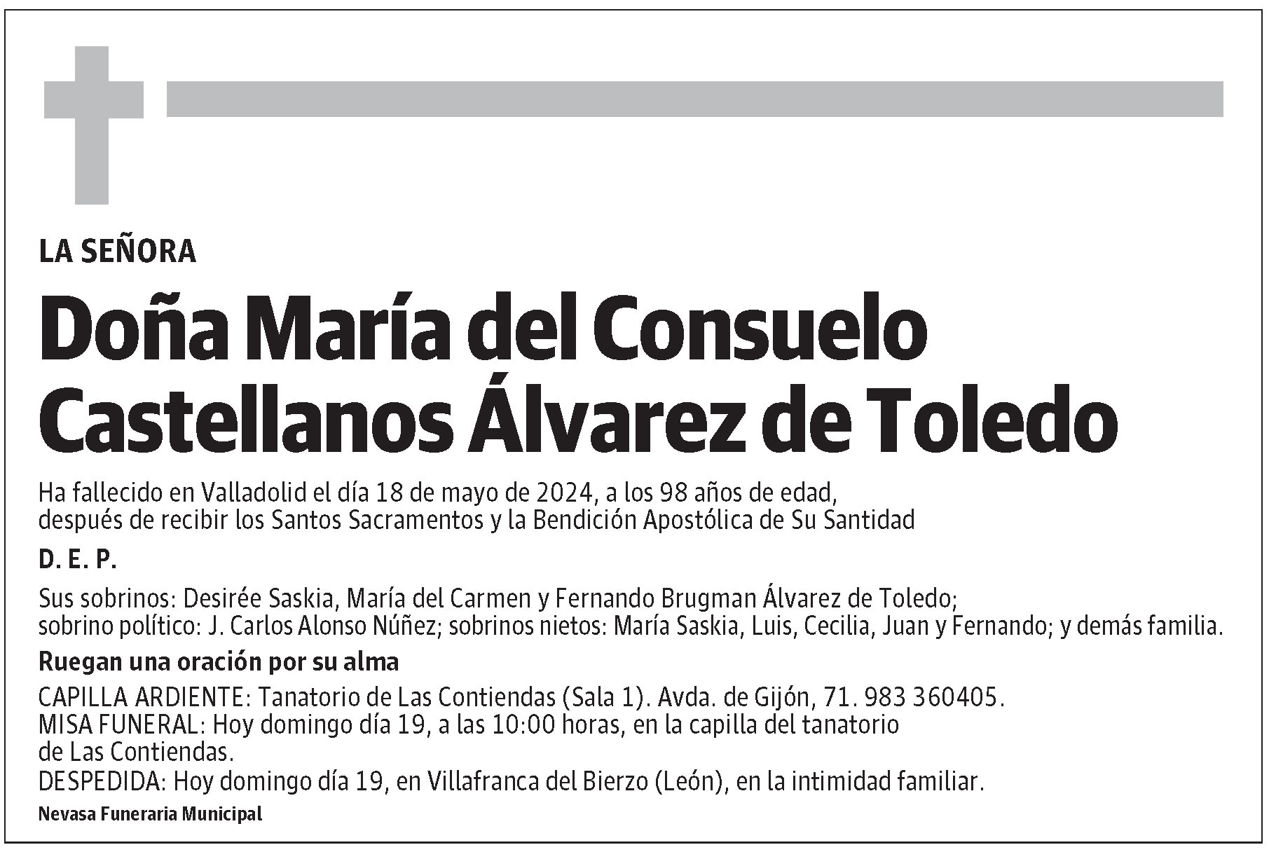 María del Consuelo Castellanos Álvarez de Toledo