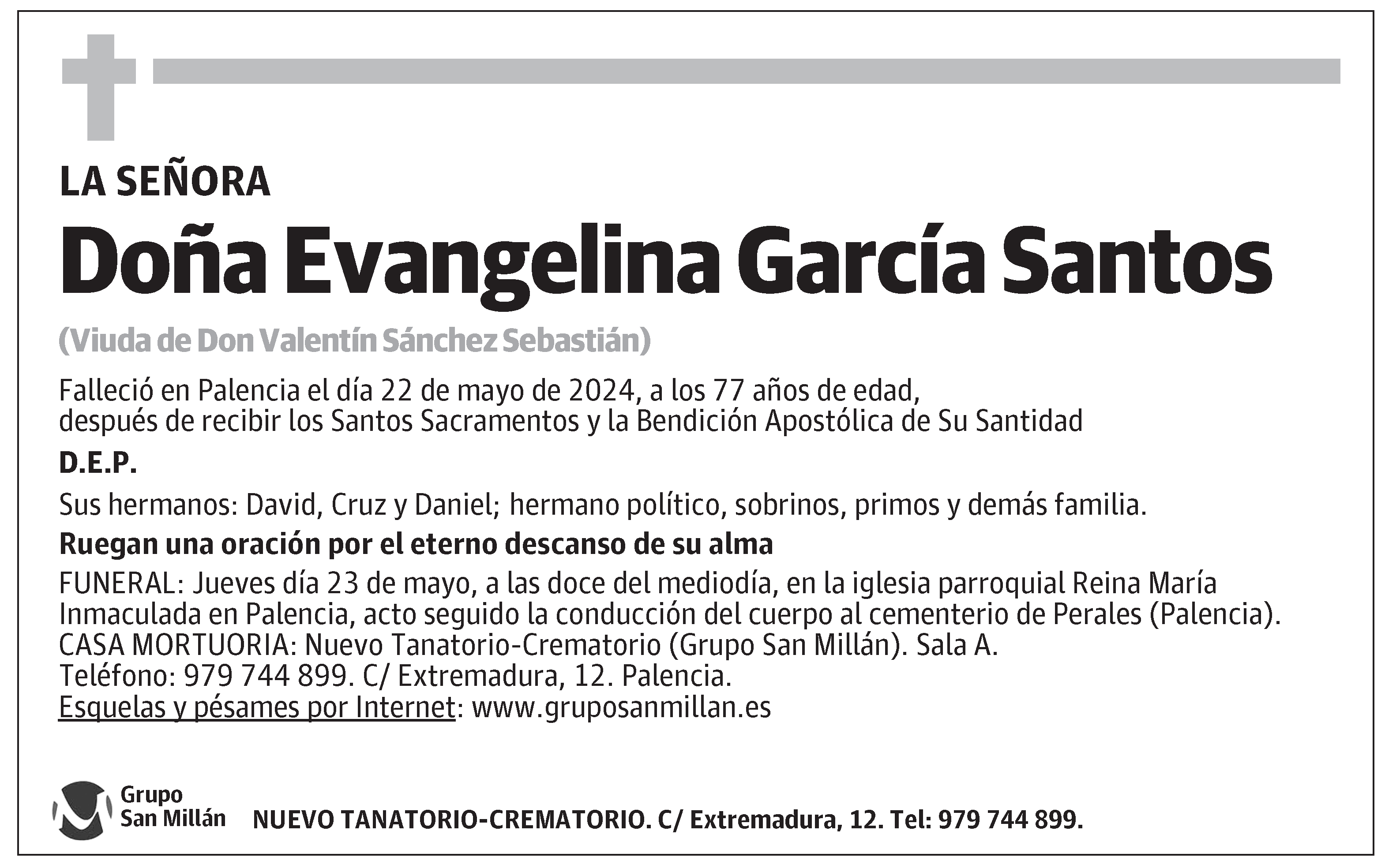 Evangelina García Santos