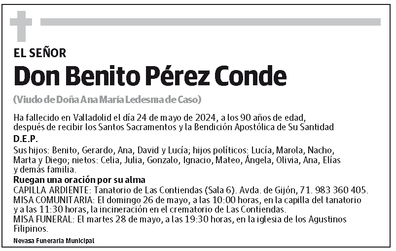 Benito Pérez Conde