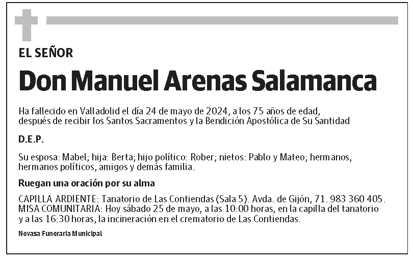 Manuel Arenas Salamanca