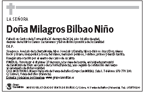 Milagros Bilbao Niño