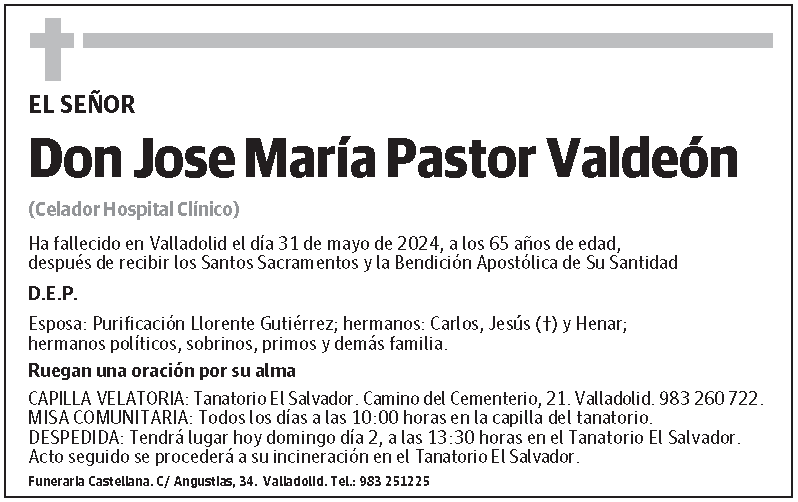 Jose María Pastor Valdeón