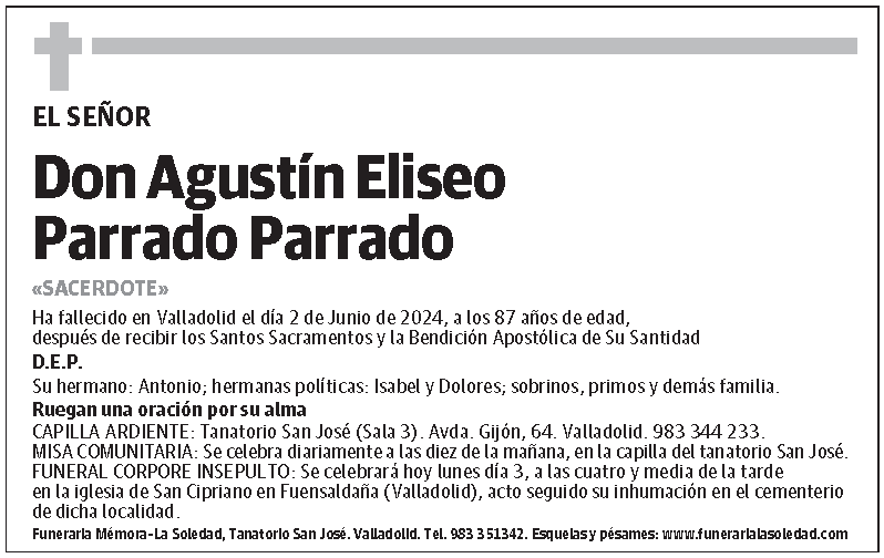 Agustín Eliseo Parrado Parrado