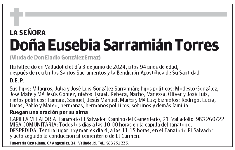 Eusebia Sarramián Torres