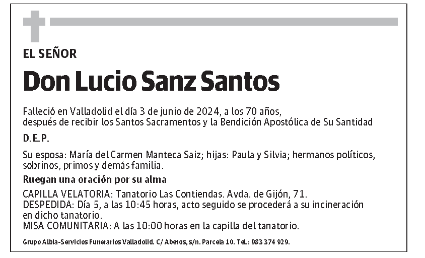 Lucio Sanz Santos