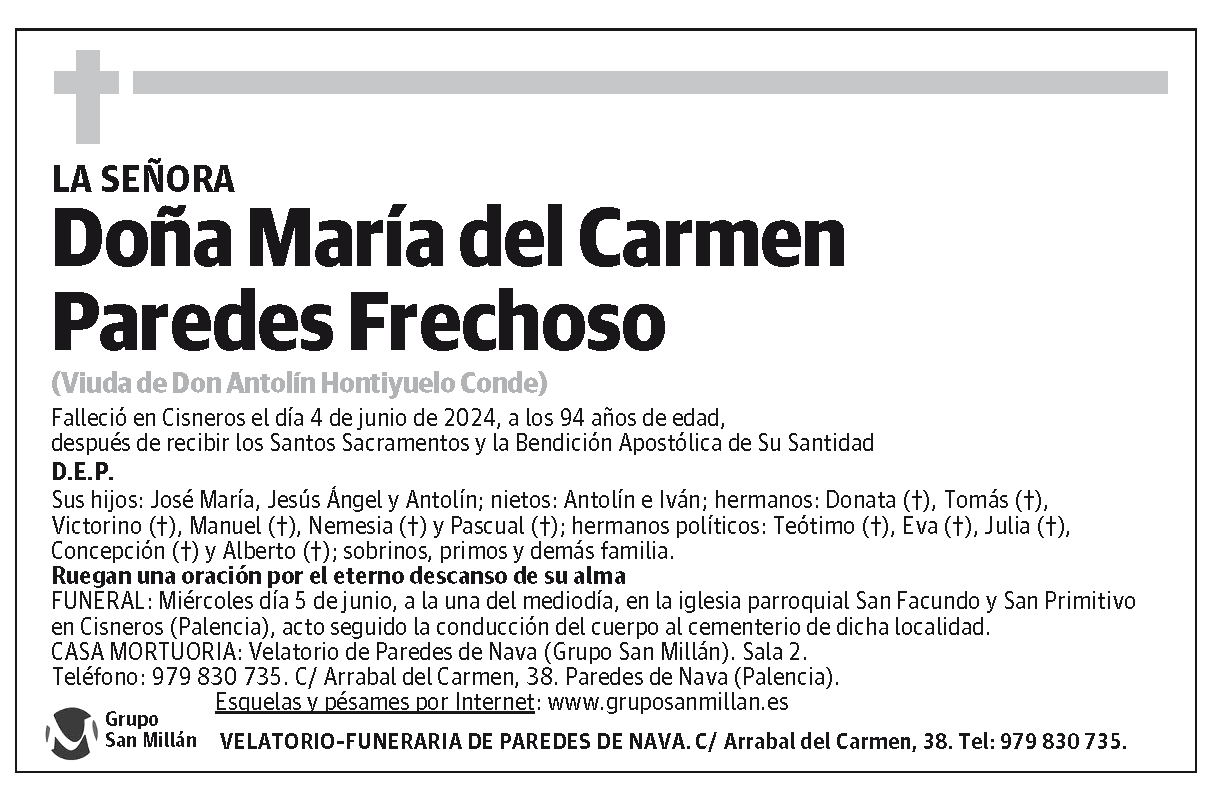 María del Carmen Paredes Frechoso