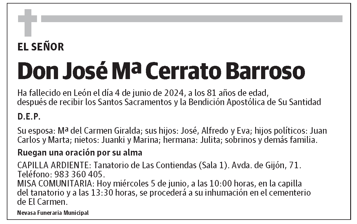 José Mª Cerrato Barroso