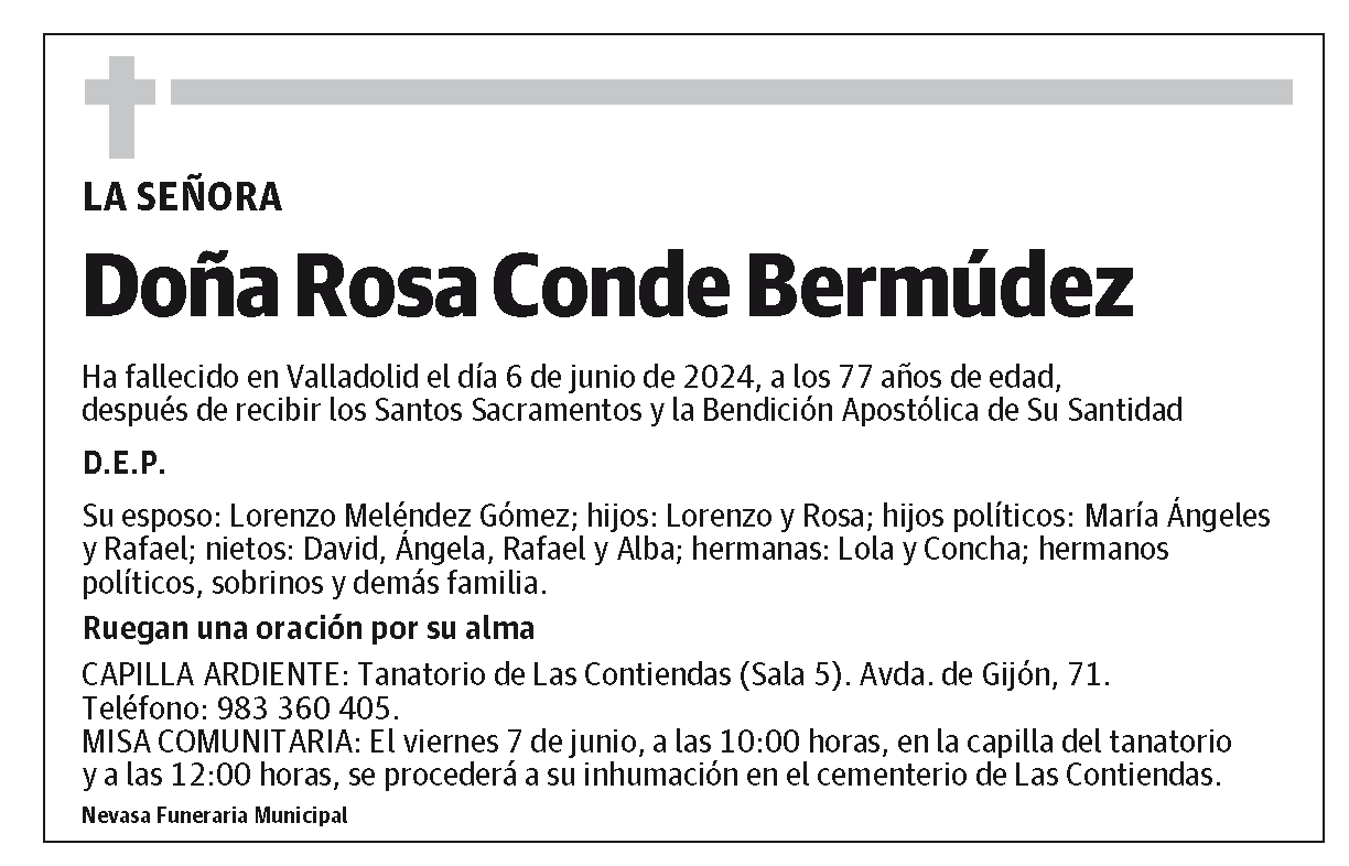 Rosa Conde Bermúdez