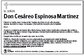 Cesáreo Espinosa Martínez