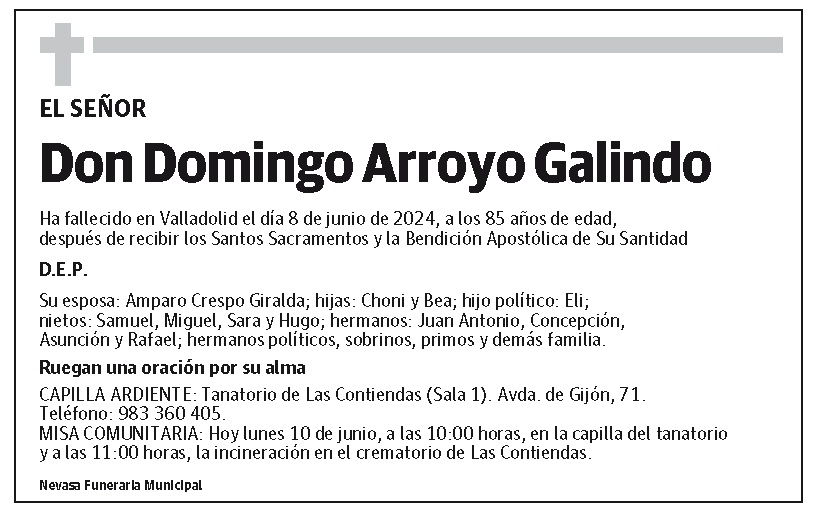 Domingo Arroyo Galindo