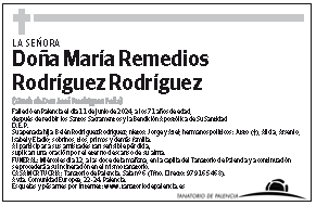 María Remedios Rodríguez Rodríguez