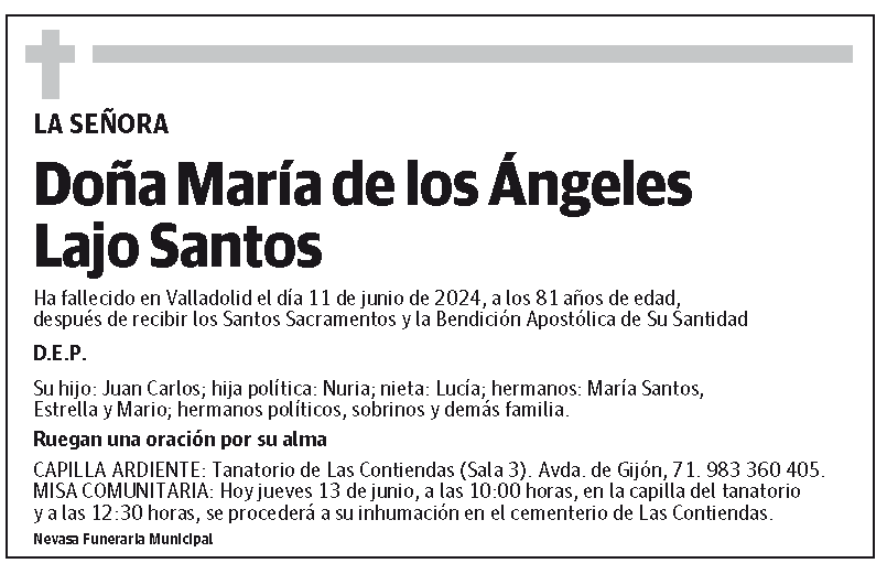 María de los Ángeles Lajo Santos