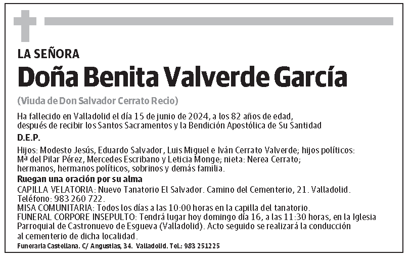 Benita Valverde García