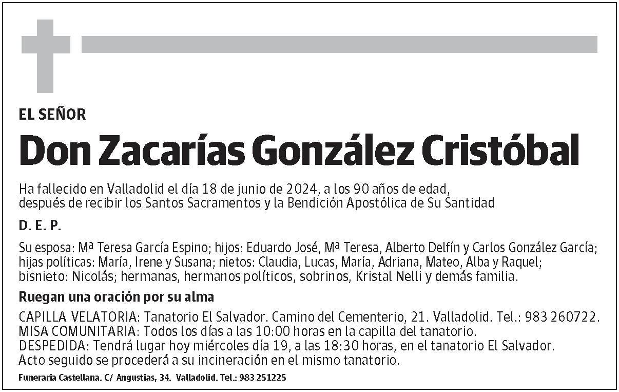 Zacarías González Cristóbal