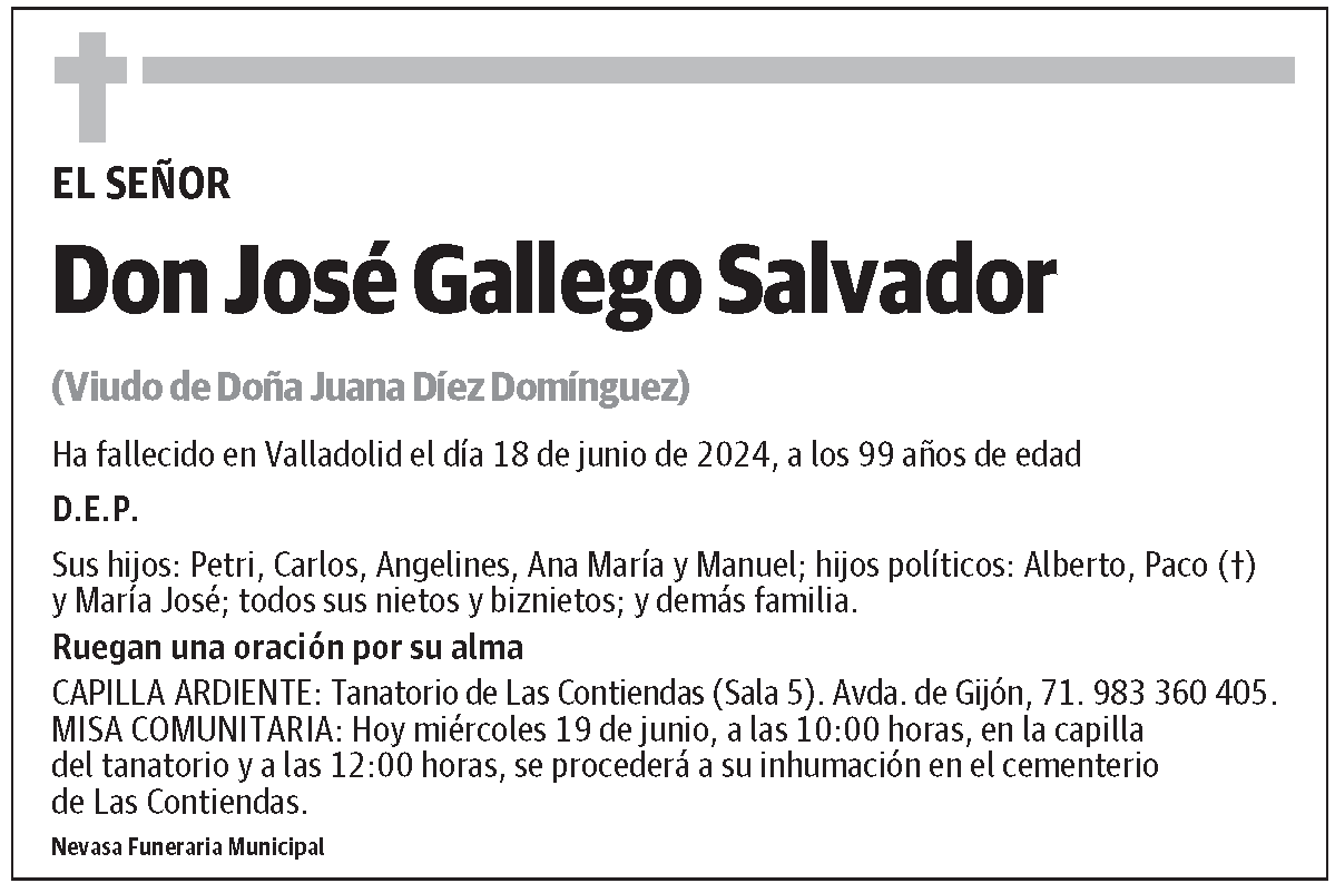 José Gallego Salvador