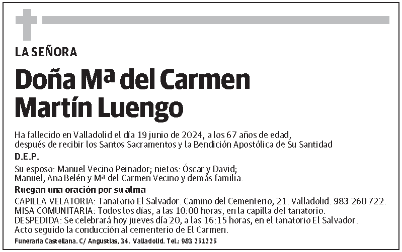 Mª del Carmen Martín Luengo