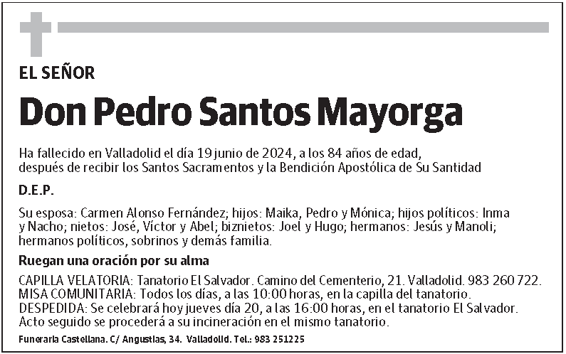 Pedro Santos Mayorga