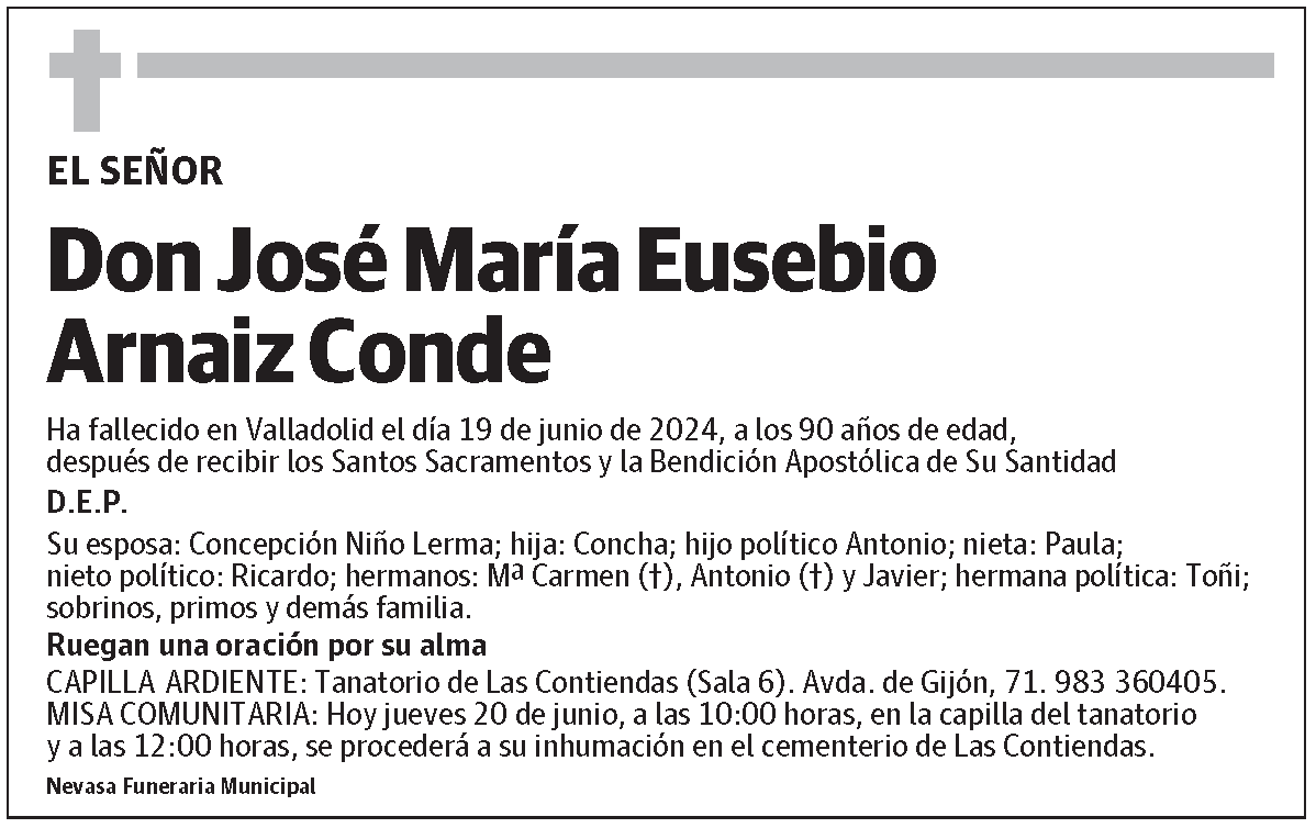 José María Eusebio Arnaiz Conde