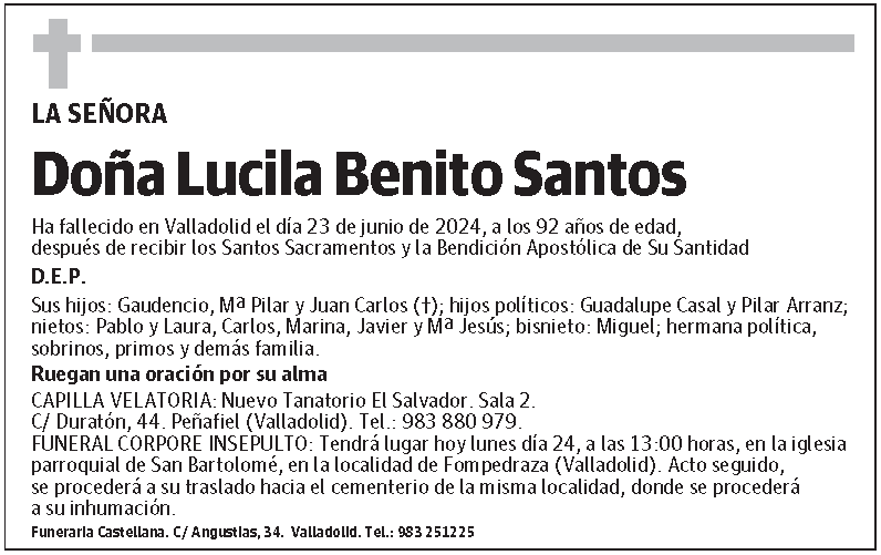 Lucila Benito Santos