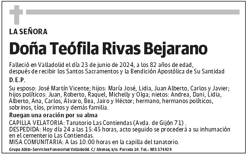 Teófila Rivas Bejarano