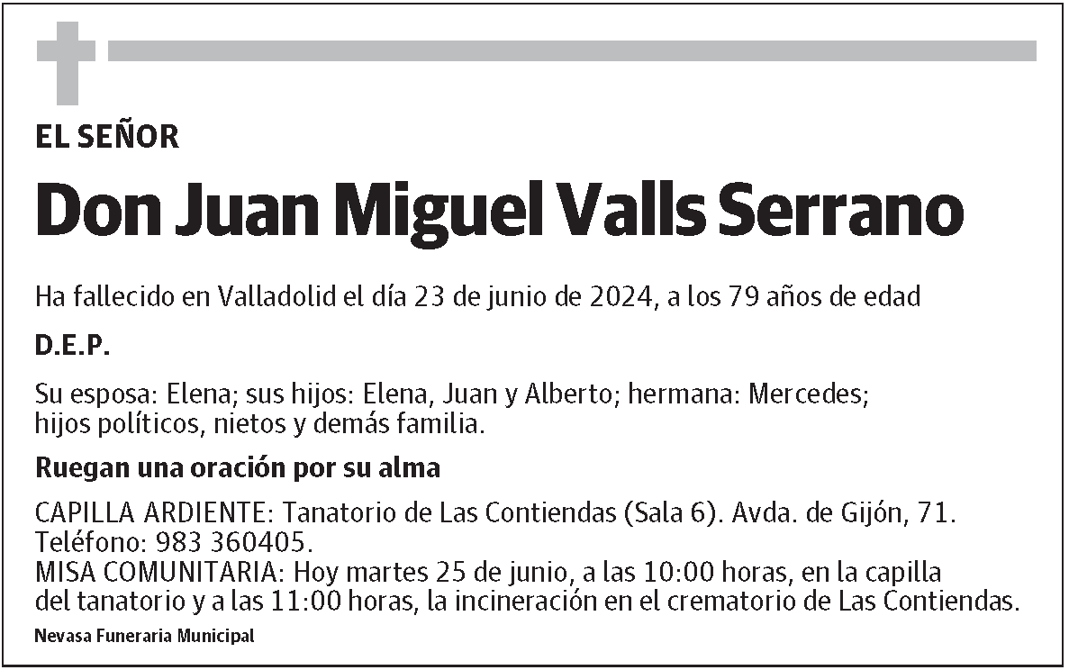 Juan Miguel Valls Serrano