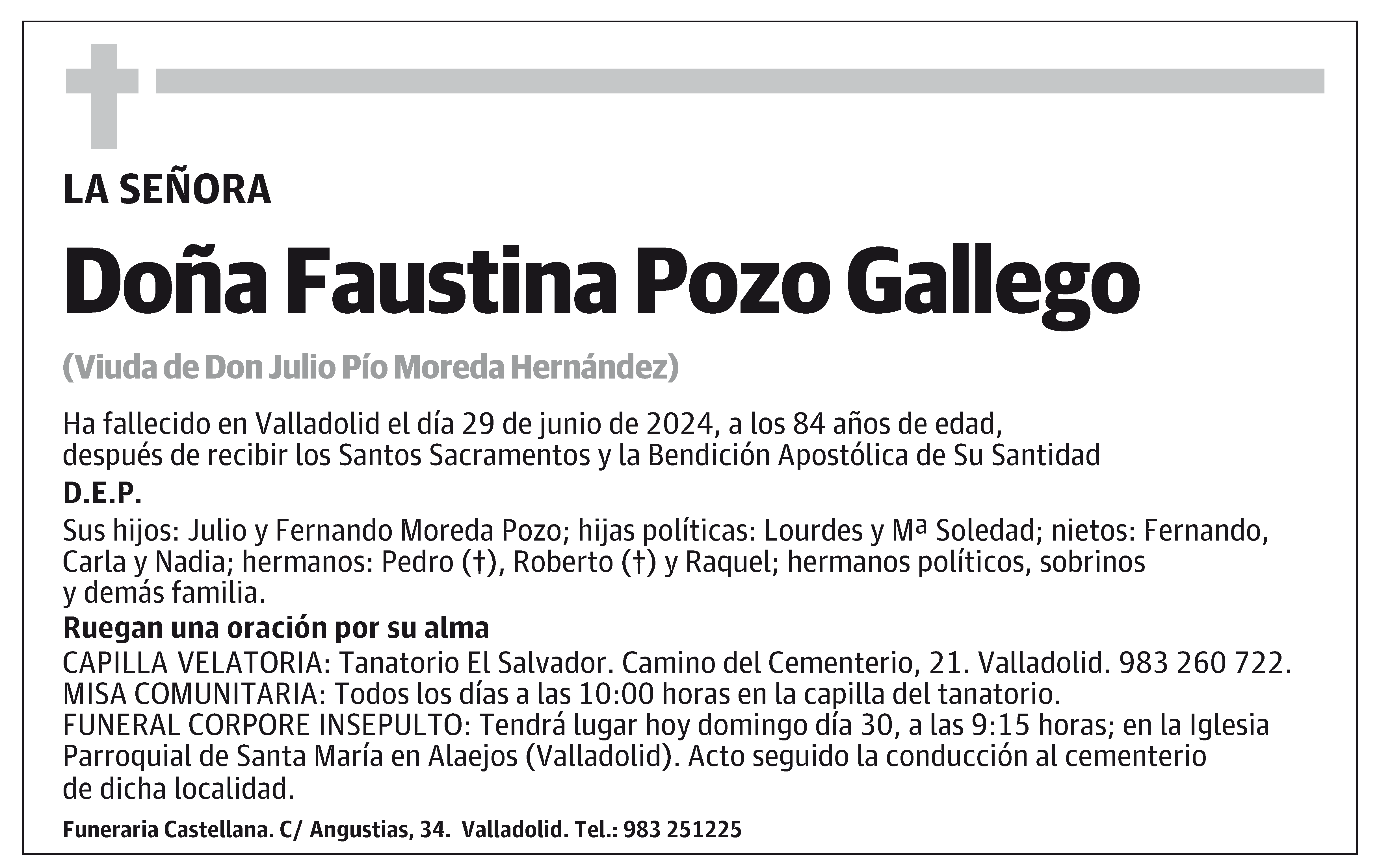 Faustina Pozo Gallego