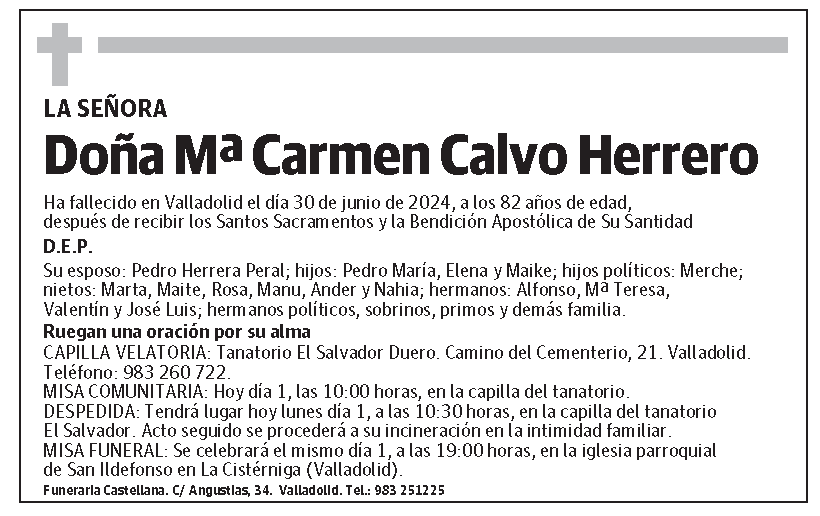 Mª Carmen Calvo Herrero