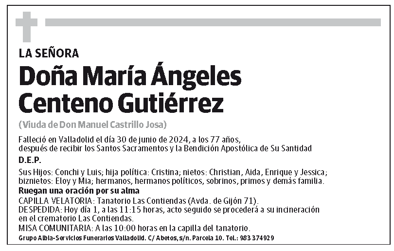 María Ángeles Centeno Gutiérrez