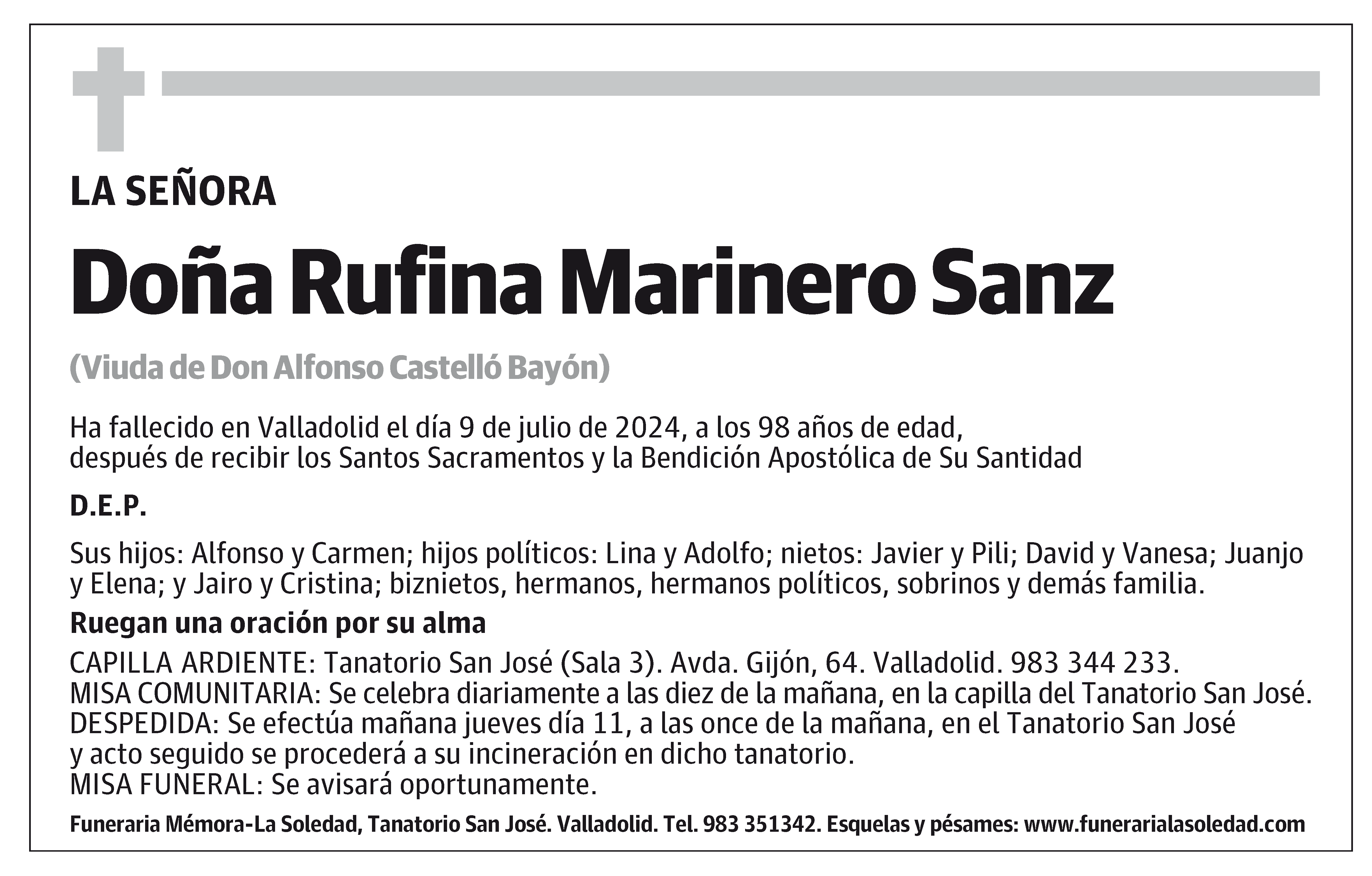 Rufina Marinero Sanz