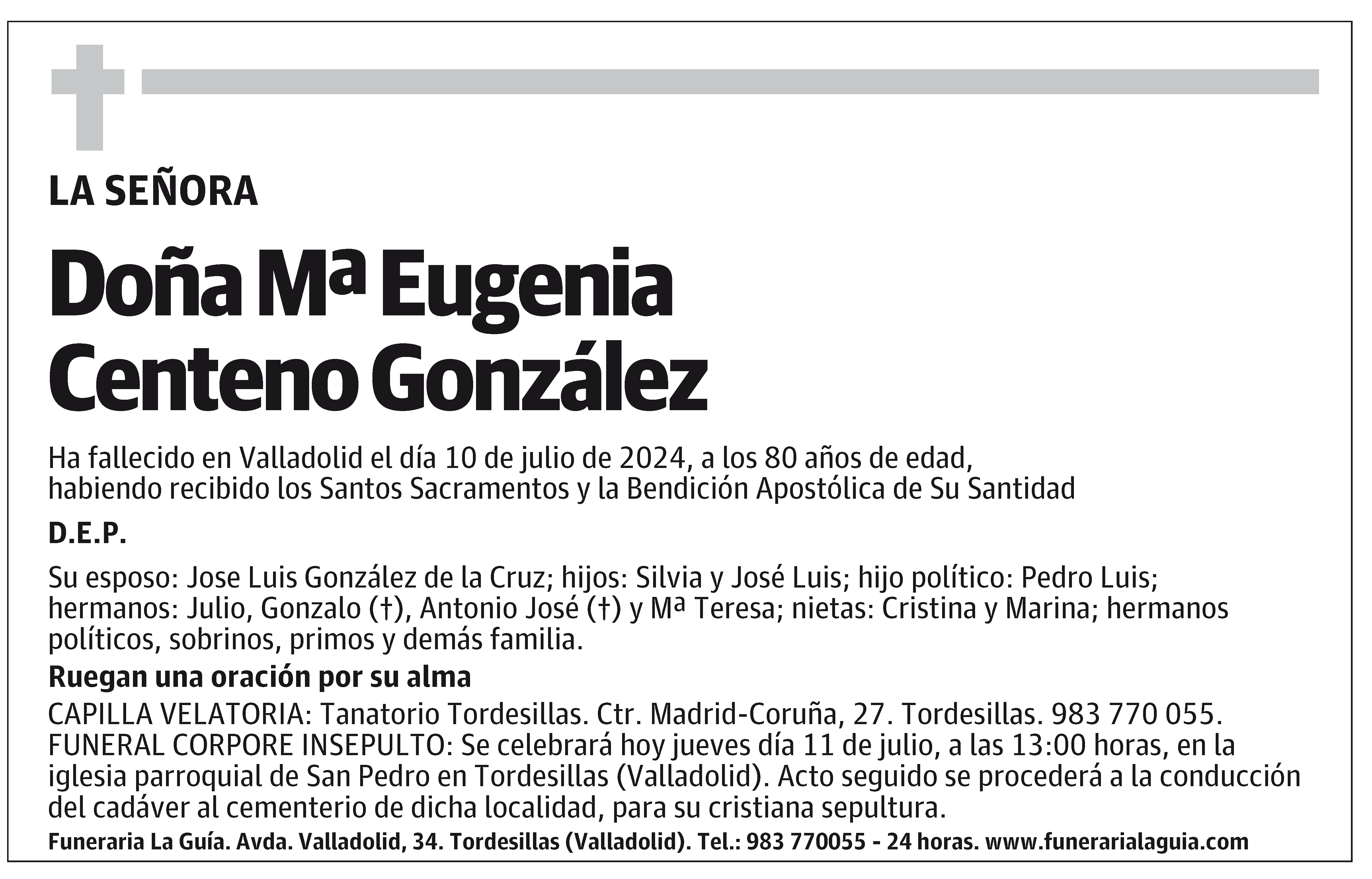 Mª Eugenia Centeno González