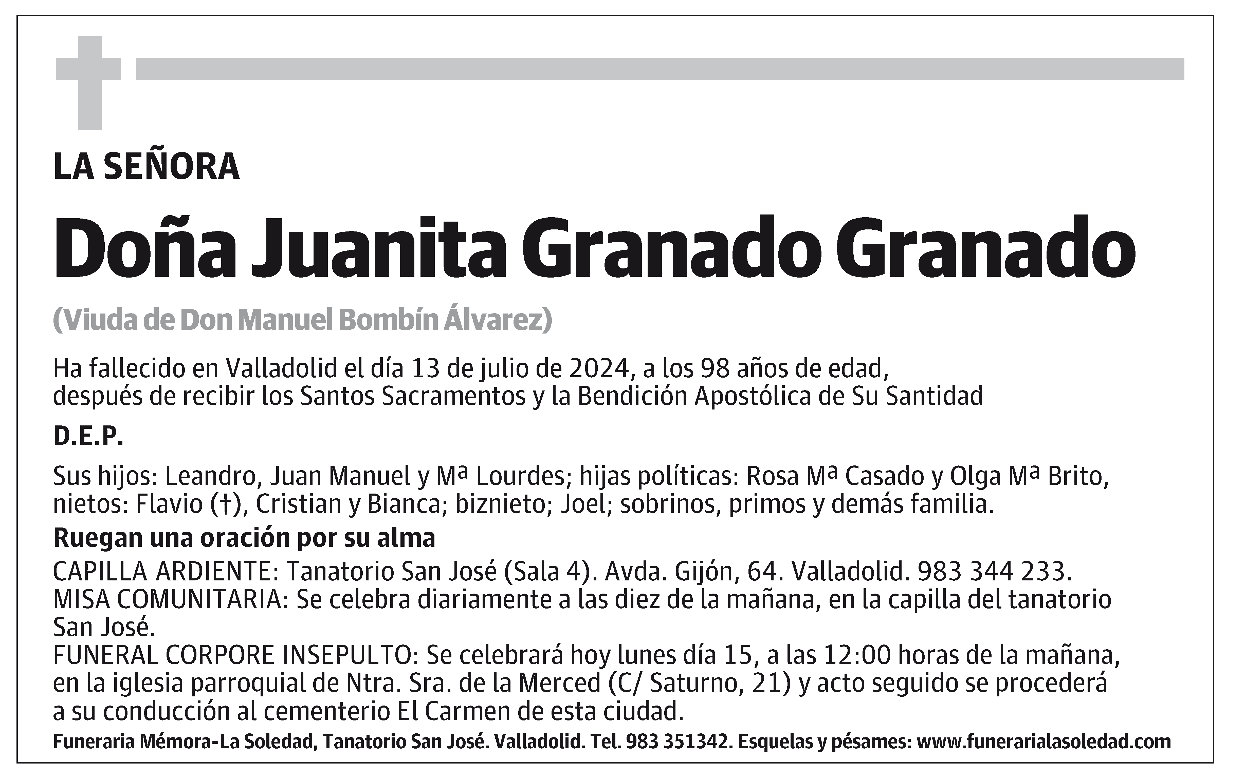 Juanita Granado Granado