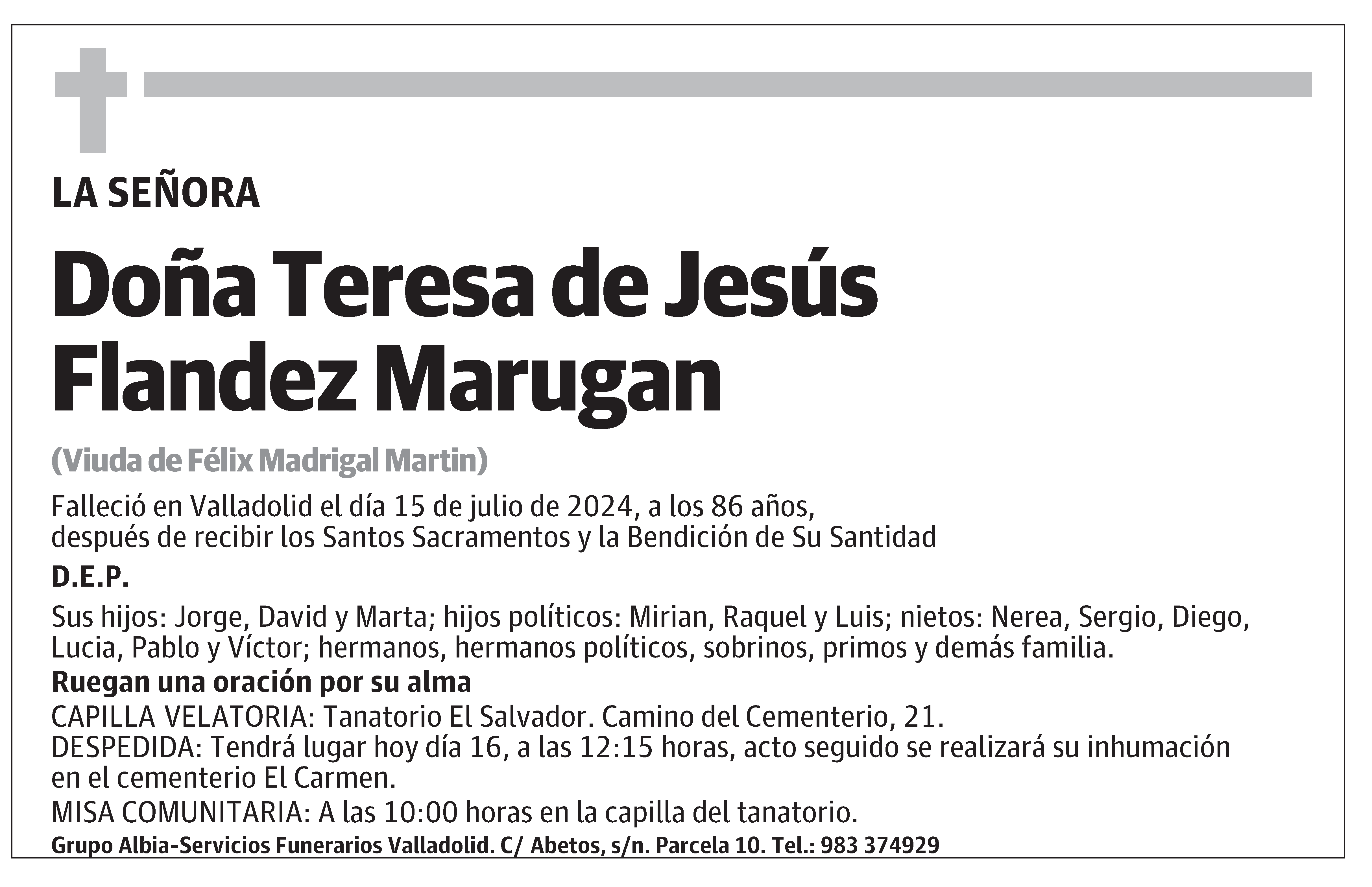 Teresa de Jesús Flandez Marugan