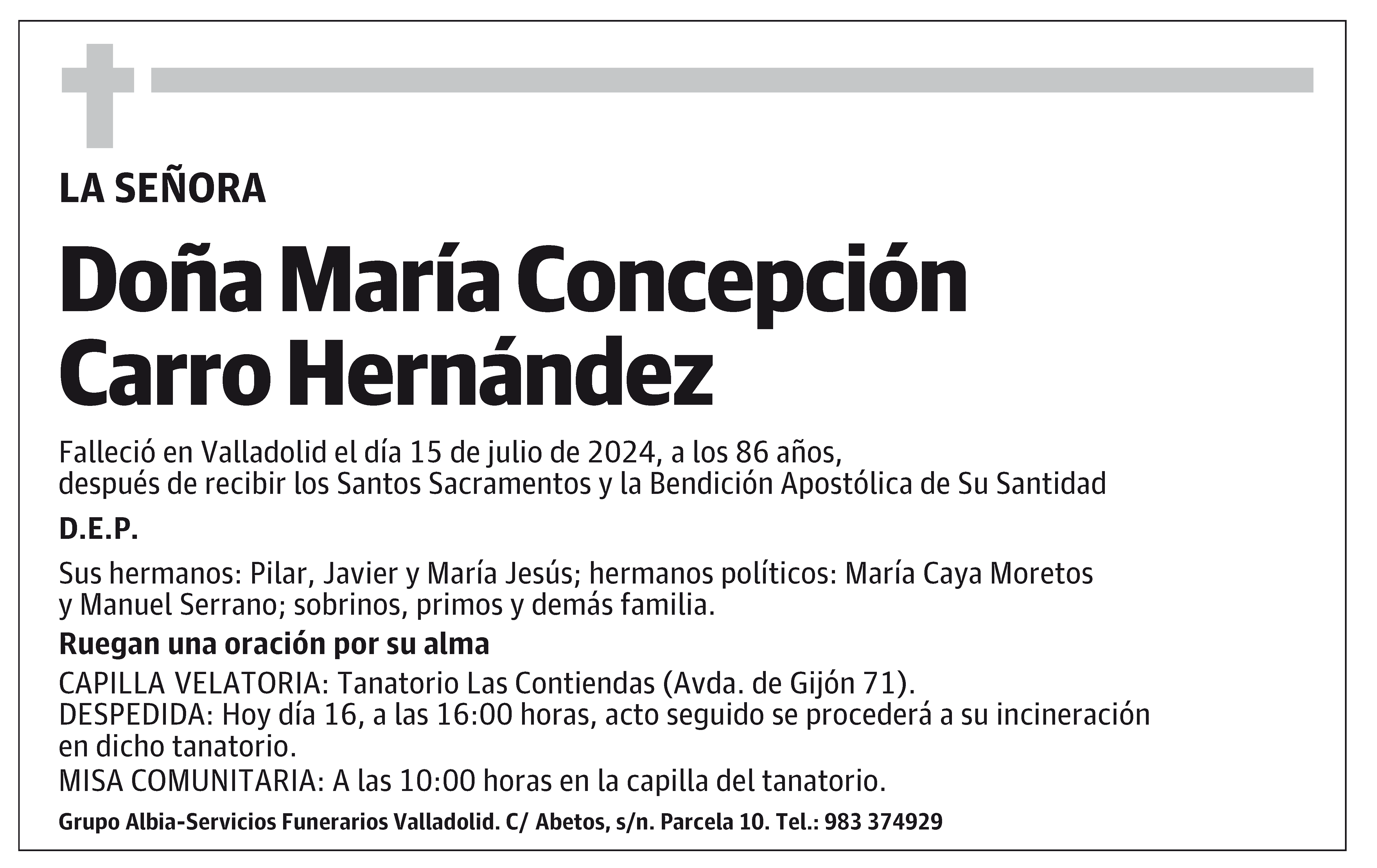 María Concepción Carro Hernández