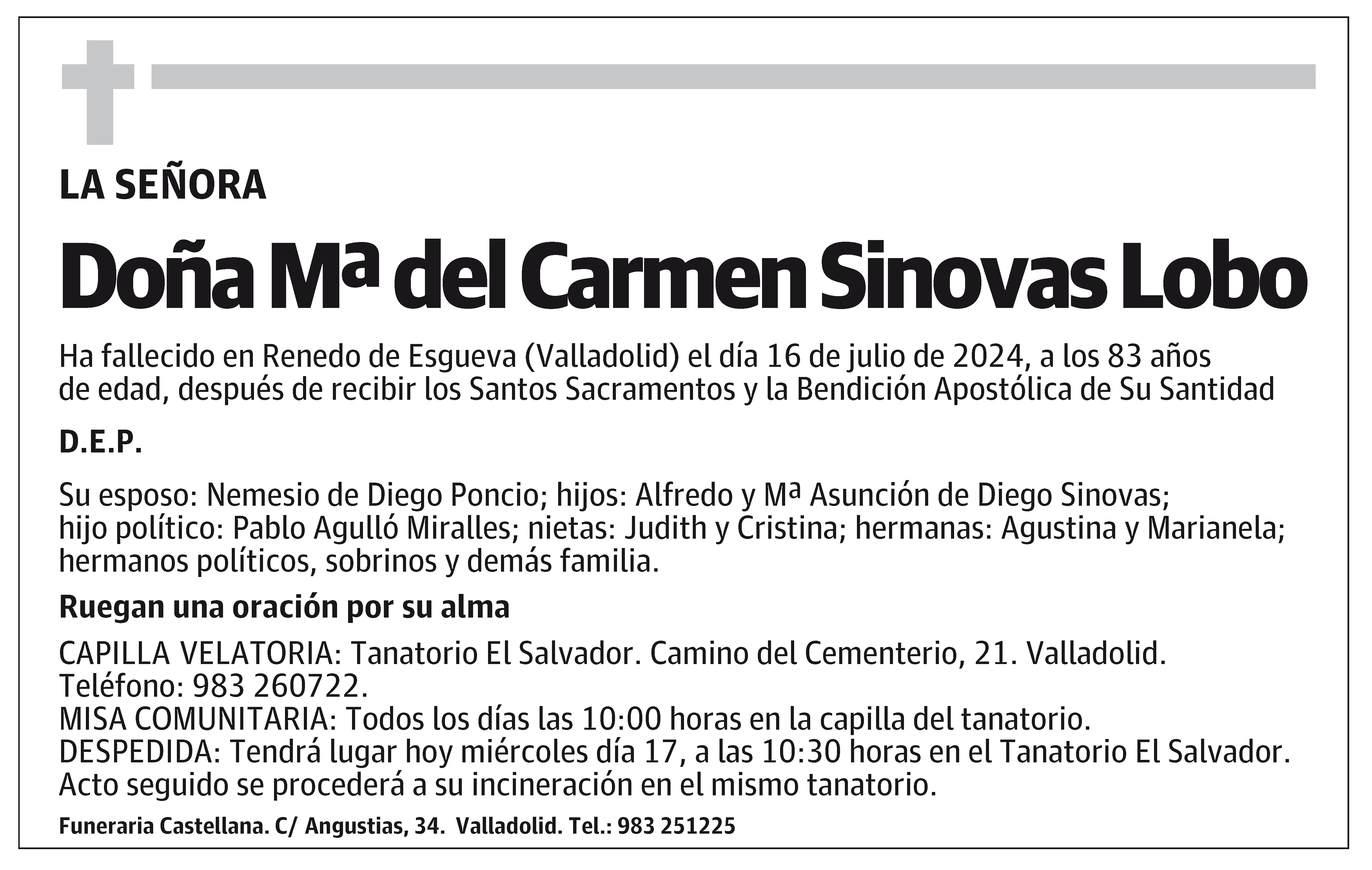 Mª del Carmen Sinovas Lobo