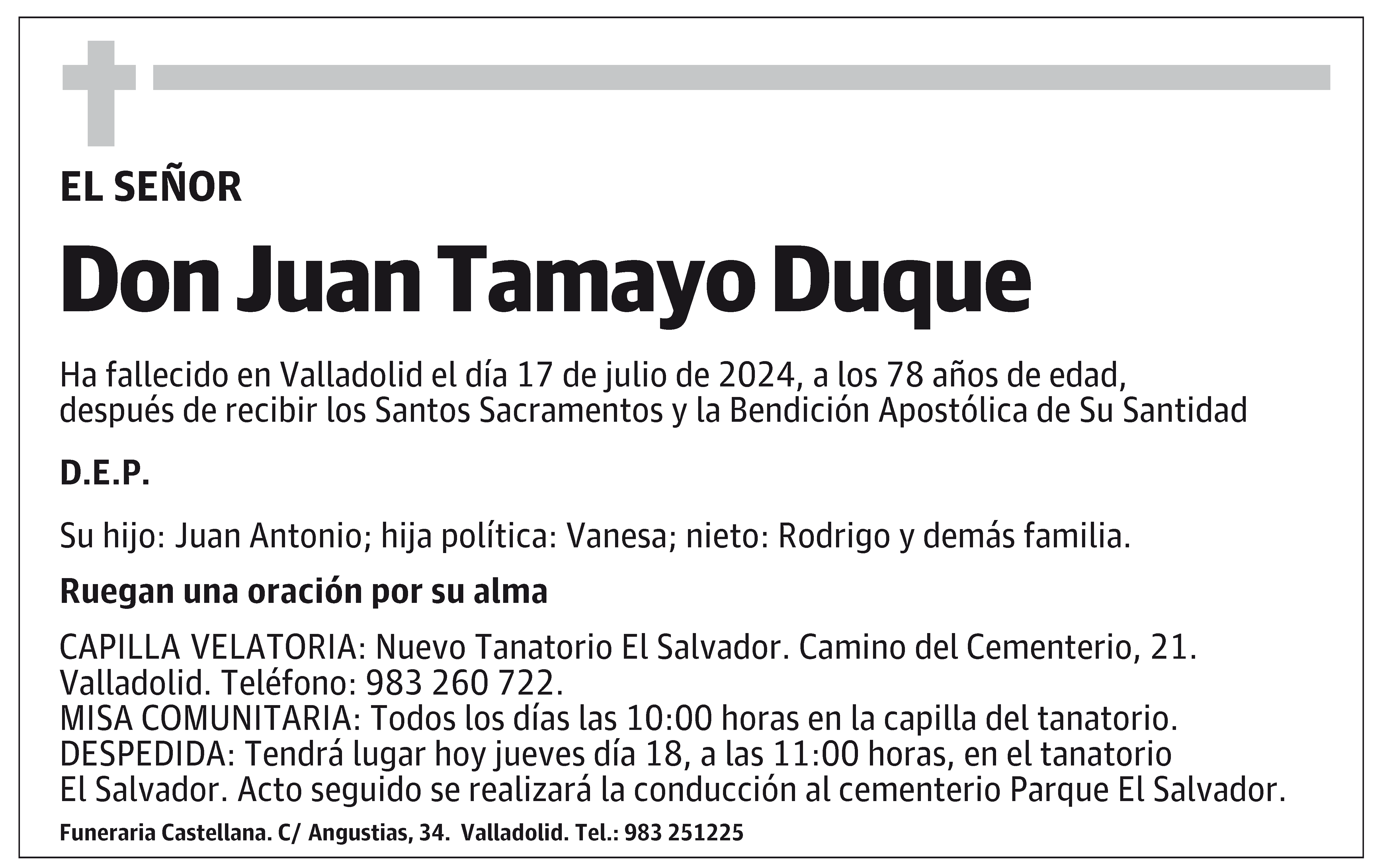 Juan Tamayo Duque