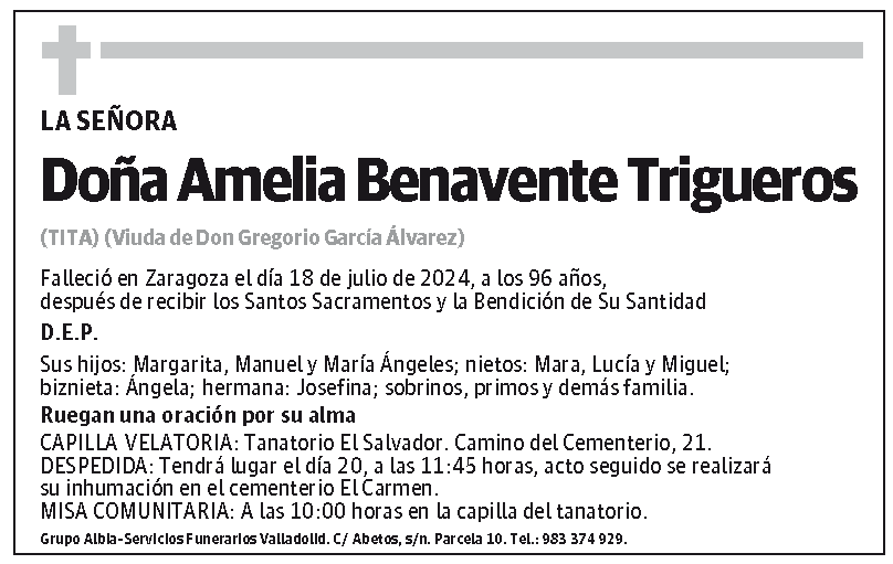 Amelia Benavente Trigueros