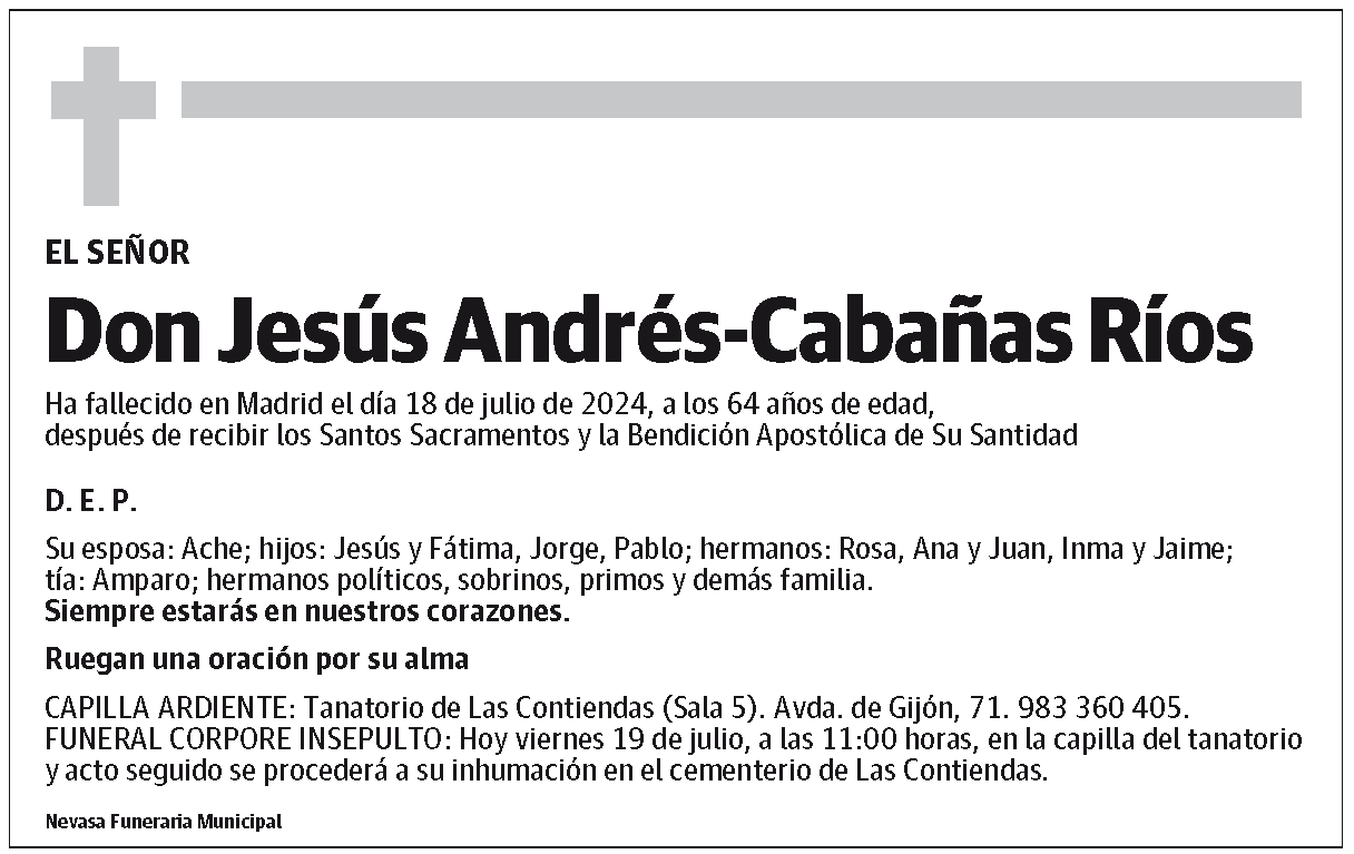 Jesús Andrés-Cabañas Ríos