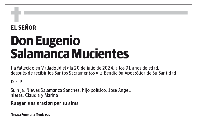 Eugenio Salamanca Mucientes