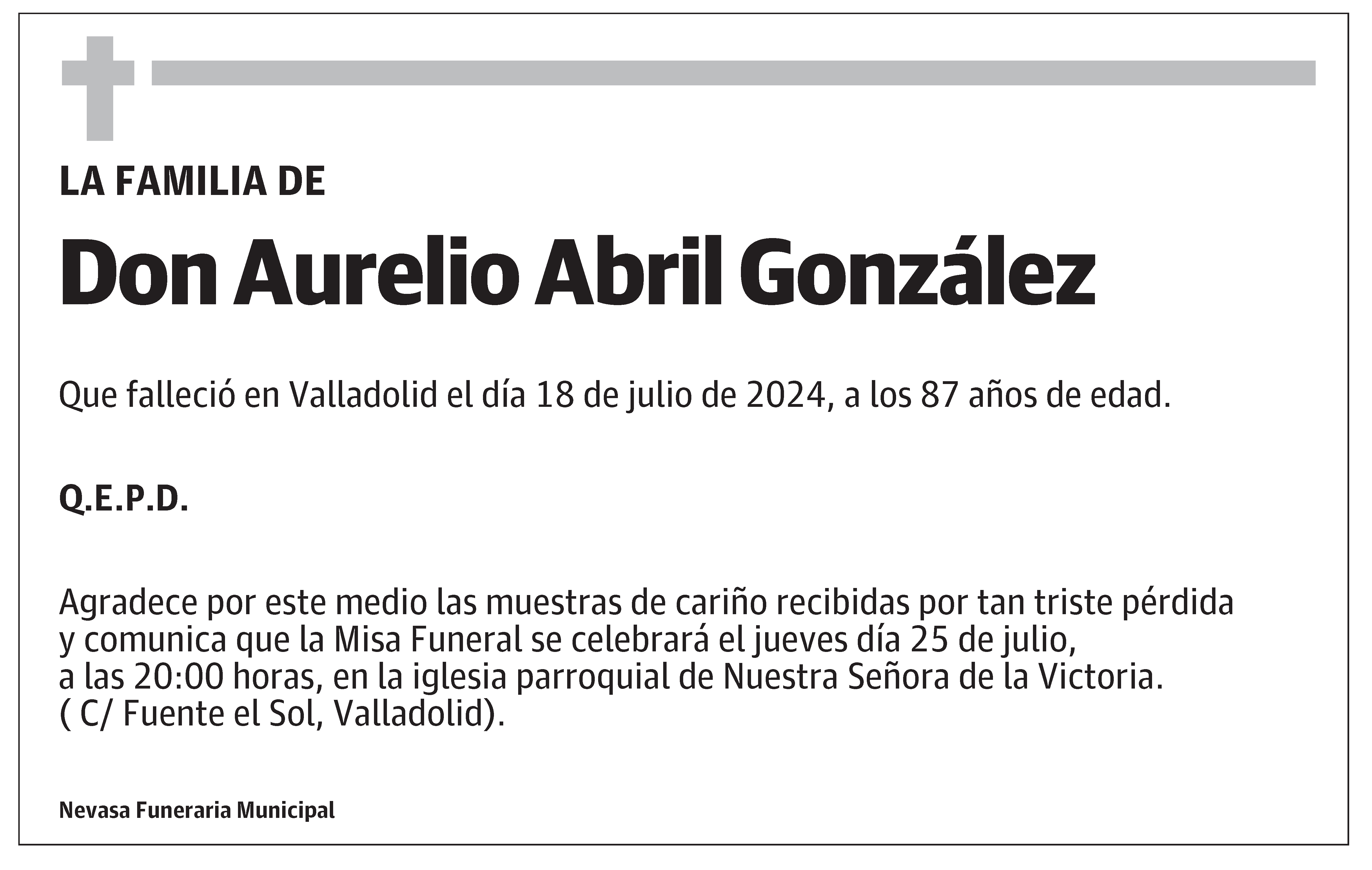 Aurelio Abril González