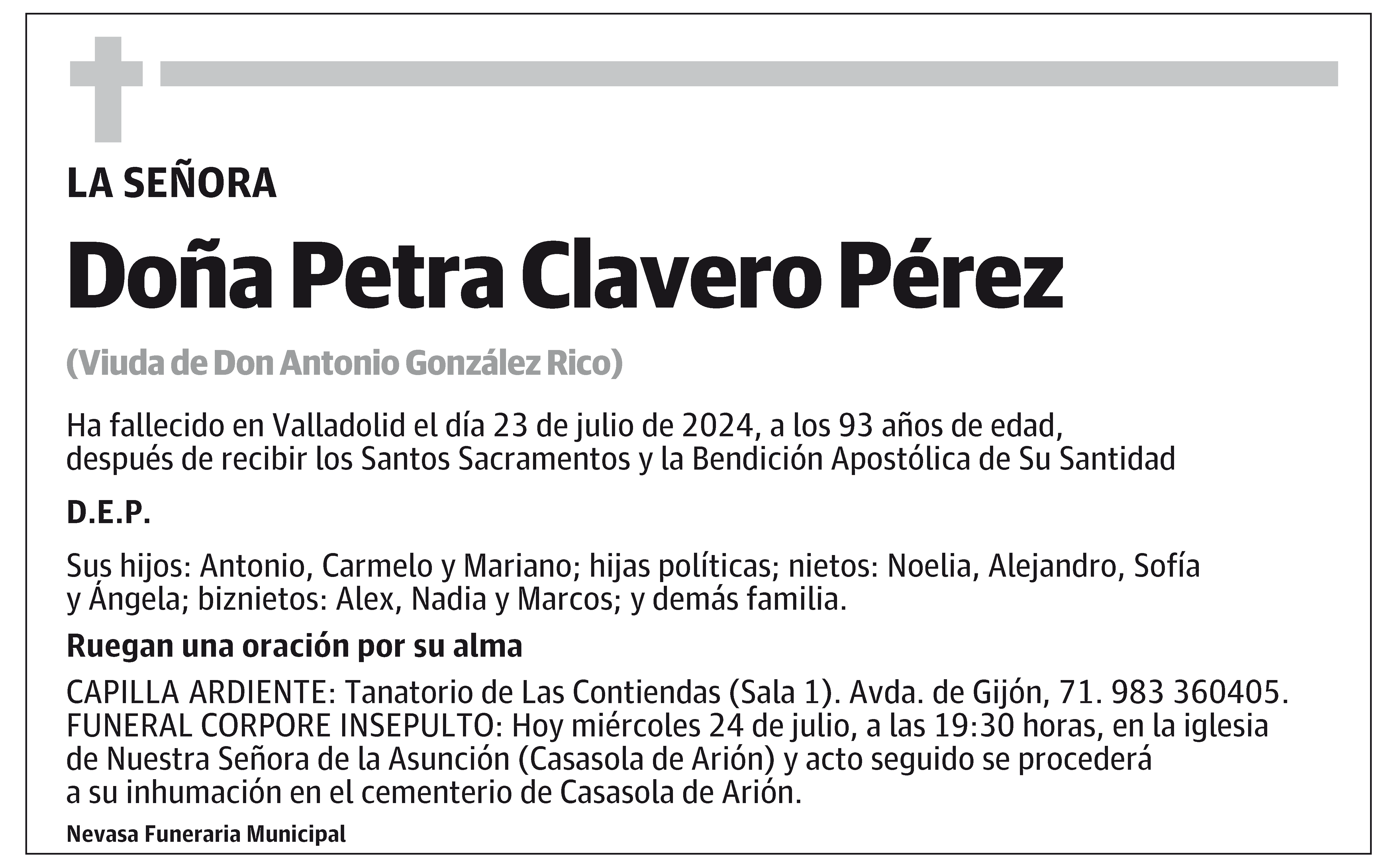 Petra Clavero Pérez