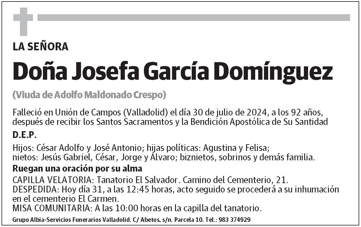 Josefa García Domínguez