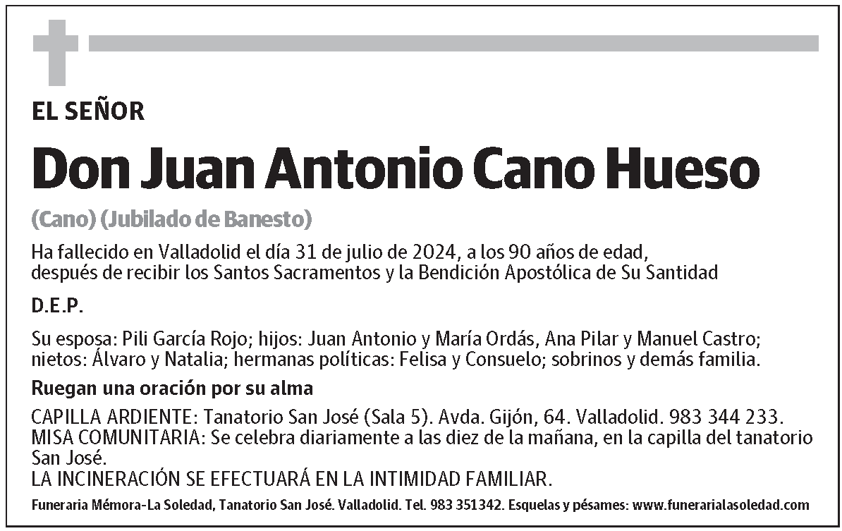 Juan Antonio Cano Hueso