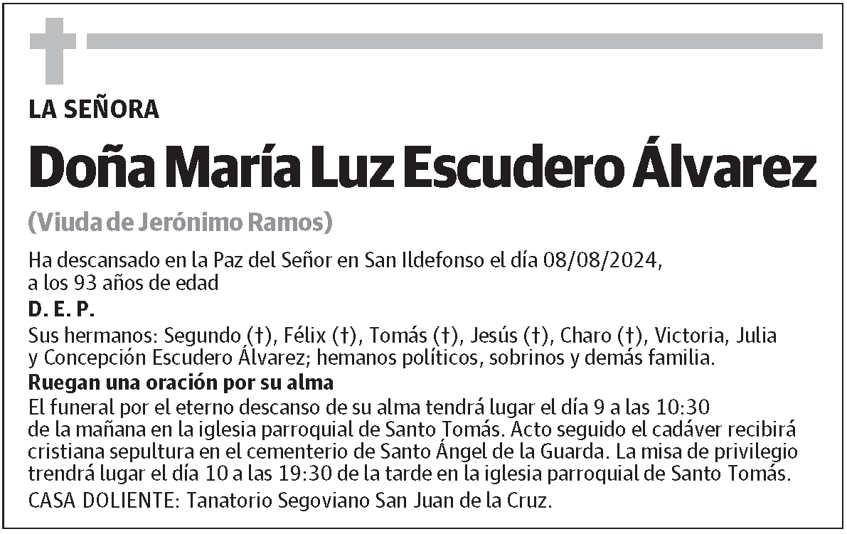 María Luz Escudero Álvarez